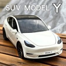 1:24 TESLA Model Y SUV Alloy Cars Toy Diecast Vehicles Metal Model Car Kids Gift picture