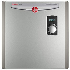 Rheem RTEX-24 24kW 240V Electric Tankless Water Heater, Gray  picture