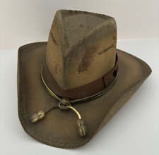 Custom Charlie 1 Horse Straw Cowboy Western Hat Size 7-1/2 - Wide Brim picture