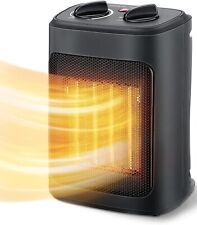 Pelonis Space Heater With Thermostat Electric Ceramic 1500-Watt 9-Inch Black-NEW picture