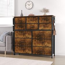 12 Chest Of Drawer Tall Dresser For Bedroom Clothes Storage Furniture Cabinet US picture