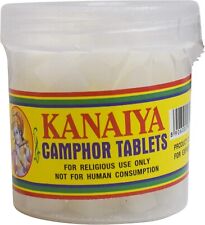 Camphor Tablets from India - 100 Grams - 32 Tablets - Kanaiya Brand by Marshal picture