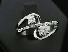 1.20Ct Lab-Created Diamond Engagement Anniversary Gift Cute Ring 14K White Gold picture