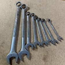 Early Craftsman USA SAE Combination Wrench 8 Pc. Set 7/16” - 1” Inch V Series picture