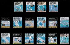 Marshall Islands 1984-85 - Maps and Navigation Definitives - Set of 16 - MNH picture
