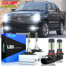 For 2007-2013 Cadillac Escalade EXT LED HID Headlight Bulbs High&Low + Fog Light picture