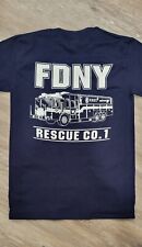 NEW Vintage FDNY Firefighter shirt NYC Rescue Co 1 Truck Fire department picture