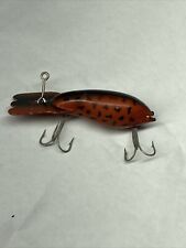 Vintage Fishing Lure Fred Arbogast 3/4 oz Mud-Bug in Red Coach Dog picture