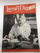 The Literary Digest August 3 1935 John Nance Garner Vtg Magazine picture