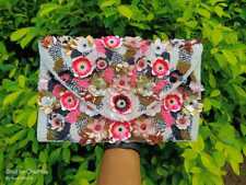 Party Bag Clutch type embellishment envelope shape BOHO Floral Sequin Sling Bag  picture