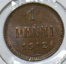 Finland 1912 Nickolas II Penny 290983 combine shipping picture