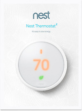 Sealed Google, T4000ES, Nest Thermostat E, Smart Thermostat White  S#B picture