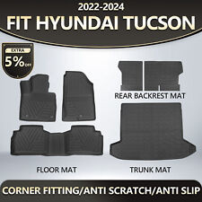 Floor Mats Trunk Mats Backrest Mat Cargo Liners For 2022-2024 Hyundai Tucson picture