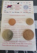 Confederate States Restrike Coins - Set of 4 - 1861 (READ) picture