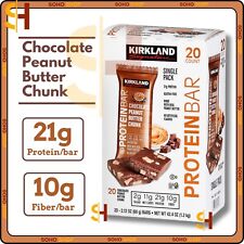 Kirkland Signature Protein Bars Chocolate Peanut Butter Chunk 2.12 oz, 20-count picture