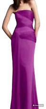  Vera Wang Sz 8 Purple Strapless Cocktail Formal Party Ball Gown Dress  picture