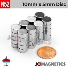 10mm x 5mm N52 Super Strong Round Disc Rare Earth Neodymium Magnet 10x5mm picture