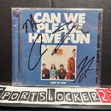 Kings of Leon **SIGNED** CD Can We Please Have Fun LIMITED EDITION NEW - IN HAND picture