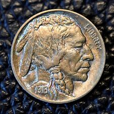 (ITM-4827) 1916-P Buffalo Nickel ~  GEM Condition ~ NICE SPLIT TAIL picture