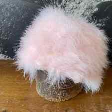 Vintage 1960s Pink Feather Millinery Hat Spring Beehive Retro picture