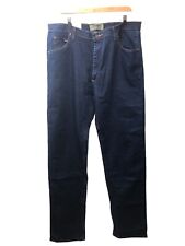 Wrangler 10ZM100ID Authentics Men's 100% Cotton Denim Blue Jean Size 38x38 Pants picture