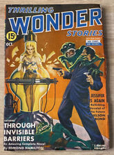 THRILLING WONDER STORIES October 1942 PULP MAGAZINE Rare Classic Cover picture