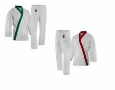 ProForce GUP Trimmed Tang Soo Do TSD Uniform Gi (Elastic) Red or Green picture