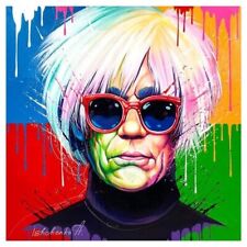 Andy Warhol is an original acrylic painting on canvas by Alexander Ishchenko picture