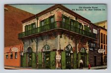 New Orleans LA-Louisiana, Old Absinthe House, Antique Vintage Souvenir Postcard picture