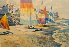Howard Behrnes Summer Sails limited Edition Serigraph on paper picture