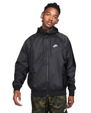 Nike Mens Sportswear Windrunner Jacket in Blk/Wht, Different Sizes, DA0001-010 picture