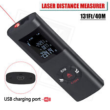 Handheld Laser Distance Meter Range Finder Measure 131Ft/40M USB Rechargeable picture