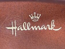 Hallmark Corporate Brief Case / Brown Leather / No Key / Stebco 21 D 126 16x10x5 picture