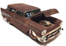 Barn Find 1957 Chevy Nomad Rat Rod Weathered Custom M2 Machines 1/64 Diecast Car picture