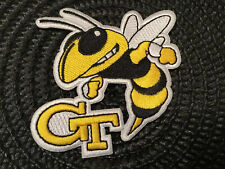 GT Georgia Tech Yellow Jackets Vintage Embroidered Iron On Patch 2.75 X 2.5” picture