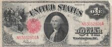 1917 UNITED STATES LARGE NOTE $1 ONE DOLLER RED SEAL picture