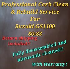 80-83 Suzuki GS1100 Professional Carb Clean & Rebuild Service GS 1100 picture