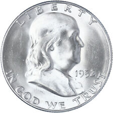 1952 S Franklin Half Dollar 90% Silver BU US Coin See Pics E052 picture