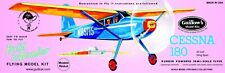 Guillow's Cessna 180 Balsa Wood Flying Model Airplane Kit, Vintage Plane GUI-601 picture