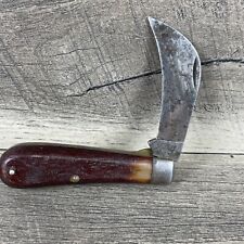Vintage Camillus New York No. 1 Hawkbill Knife Bakelite Handle picture