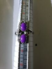 PRICE REDUCED Vintage Navajo Purple Sugilite Sterling Native Amer Ring,  picture