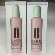 2 Clinique Clarifying Lotion 3 Combination Oily 16.5oz Jumbo WITH PUMP picture