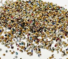 400 Vintage Swarovski Crystal 1mm. To 2mm. Tiny Rhinestones - Jewelry Repair J48 picture