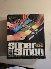 Vintage Super Simon Electronic Memory Game 1979 Milton Bradley with Original Box picture