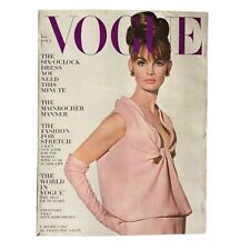VTG Vogue Magazine November 1 1963 Jean Shrimpton by Irving Penn No Label picture