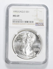 MS69 1995 American Silver Eagle NGC Brown Label picture