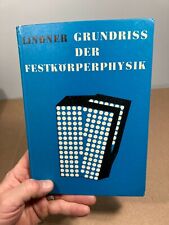 Grundriss Der Festkorperphysik Lindner 1978 Veb Fachbuchverlag Leipzig Hardcover picture