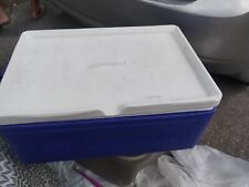 Coleman Party Stacker 6225 Blue Cooler 24 Cans Picnic Beach Boat Camp Ice 2009 picture