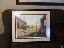 Ray Davenport Limited Edition Signed Print “Way Back When” Framed 33x27 Rare picture