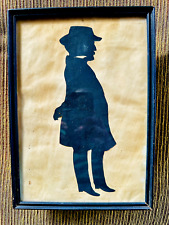 Antique 19c. Americana  Silhouette By Master Hankes Of Daniel Dana Civil War Era picture